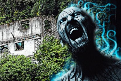 Quienes pasan por la casa abandonada sienten un ambiente pesado.