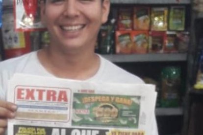 Kléber empezó leyendo los cómics de EXTRA, ahora se 'devora' el diario.