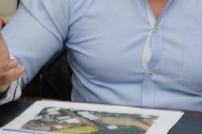 Dalton Narváez habla sobre el problema del agua potable en Durán.