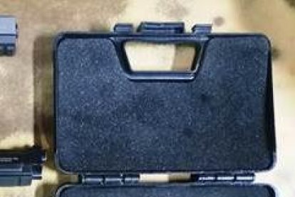 Las armas incautadas a los sospechosos