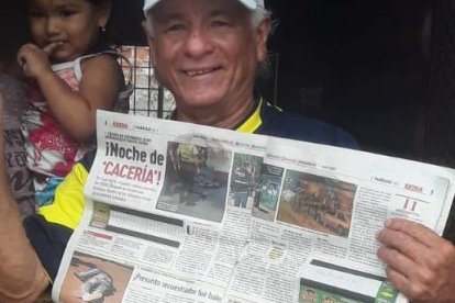 Toda la familia de nuestro ganador celebró que la bendición llegó hasta don José.