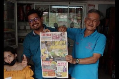 Manuel Reinoso Anzules tuvo un día de suerte y se llevó $ 50; ahora va por los $ 500.