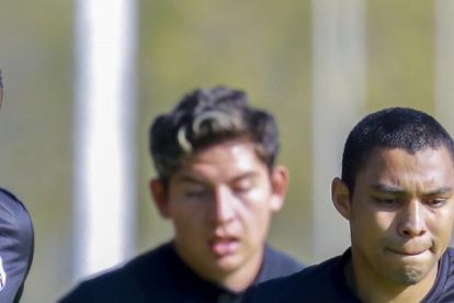 Antonio Valencia y Jefferson Montero, cuando coincidieron en el Querétaro de México.