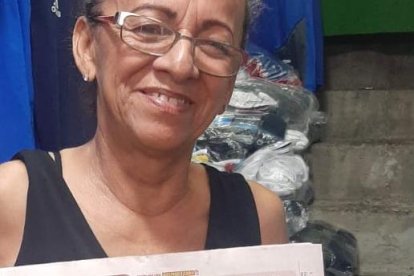 La suertuda, así la llama su familia, por haberse ganado los $ 200 del ¡Despega y Gana!