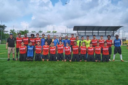 La nueva sangre del fútbol del Guayas  ya está entrenando.