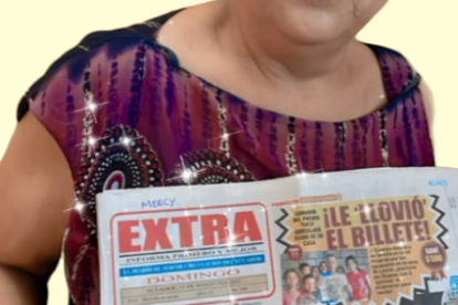 Mercy estaba en  su casa cuando descubrió que se ganó los $ 500 más deseados por el Ecuador.