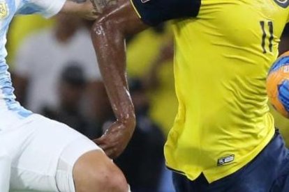 Ecuador va perdiendo contra Argentina en Guayaquil.