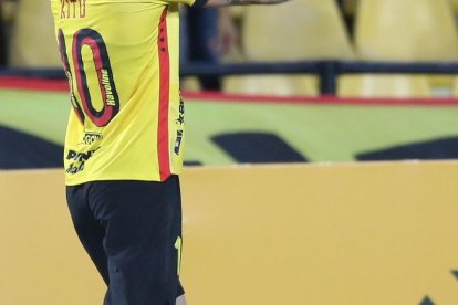 Damián Díaz, se mandó un golazo olímpico, estuvo 70 minutos en cancha.