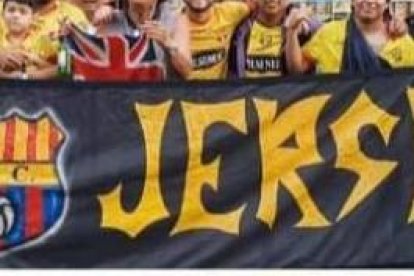 La hinchada de la Sur Oscura de Nueva Jersey.