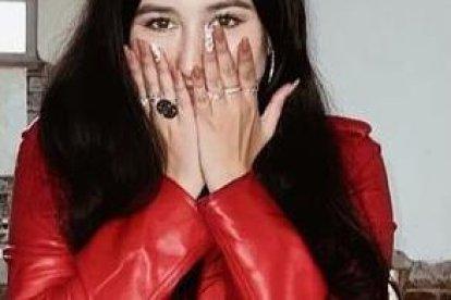 La joven se volvió viral por un fragmento de un en vivo.