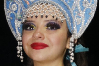 La joven empezó a patinar hace cinco años. Más que su destreza, fue su carisma el que la llevó  al circo.