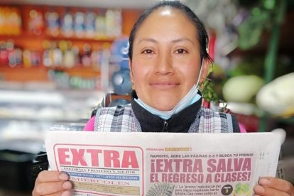 Anita es fiel lectora de EXTRA