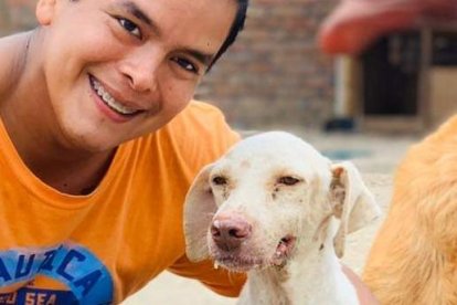 el influencer denunció el atentado a su propiedad.