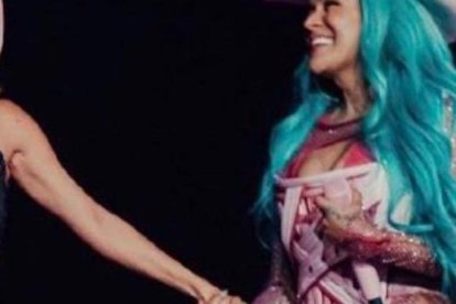 Las redes no dejan de hablar del encuentro de Karol G y Anahí