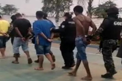 De los siete mayores de edad, cuatro registran antecedentes penales.