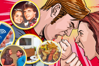 Más o menos así son las nuevas peleas en casa.