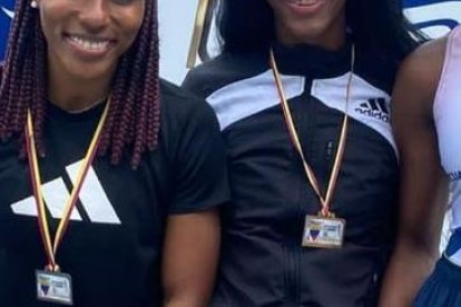 Atletismo. Angela Tenorio y Anahí Suárez se fueron de Ecuador compitiendo en Guayas.