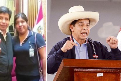 Pedro Castillo y la maestra Yaneth Navarro son panas desde 2017, se conocieron durante una huelga.