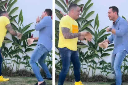 Ni sus amigos y excompañeros de la farándula pueden creer que se estén llevando bien.