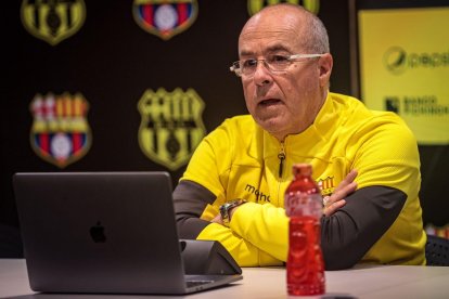 Jorge Célico entrenador de Barcelona dijo que el equipo está bien para enfrentar a Independiente del Valle.