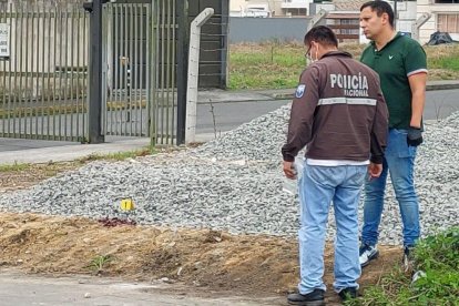 Los investigadores levantaron indicios en el lugar de los hechos.