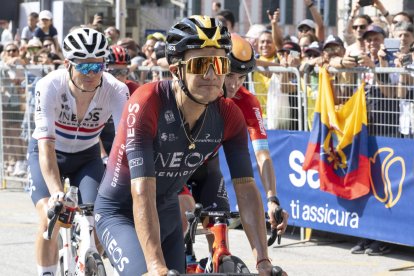 Richard Carapaz será el líder del equipo británico Ineos Grenadiers en la Vuelta a España.