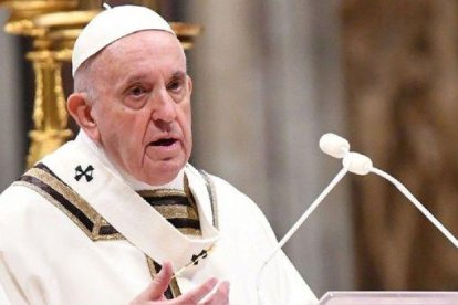 El papa Francisco: "El mundo está sediento de paz"