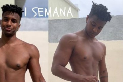 Oswaldo Vargas con un nuevo método, en solo una semana recuperó su musculatura