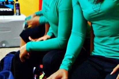 Andrea Vera de Ñañas e  Irene Tobar de Independiente del Valle son compañeras de la Tricolor.