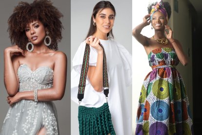 María del Cisne Montes, Estefanía Álvarez Gordillo y Nayelhi González.