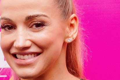 La artista Fanny en su visita a Guayaquil.