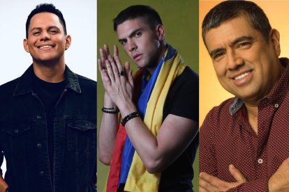 Jhonatan Luna, Johann Vera y Damiano.