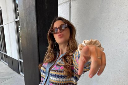 Una de las últimas fotos que publicó con su barriguita.