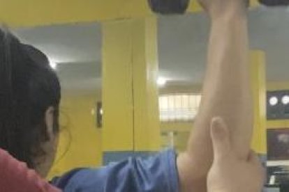 Jorge entrena a María Verónica todos los días, durante dos horas.