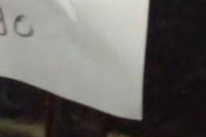 El escrito con la bala ahora es objeto de análisis.