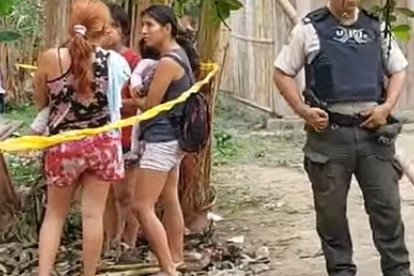El cuerpo de la mujer fue hallado dentro de esta vivienda en el recinto Venecia.