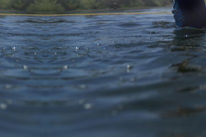 Los sobrevivientes se aferraron a contenedores plásticos hasta ser rescatados.