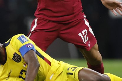Enner Valencia marcó los dos goles del triunfo de la selección de Ecuador ante Catar.