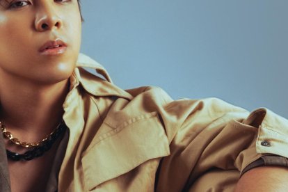 Estuvo en la fiesta de Sony y pudo compartir con Anitta, Rauw Alejandra, Rosalía, entre otros.