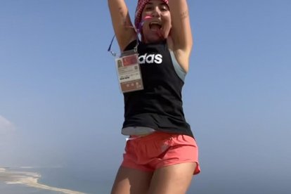 Mariapaz Maldonado, periodista de Diblu estuvo en el Mundial de Catar 2022.