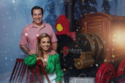 La actriz realizó una sesión fotográfica familiar.