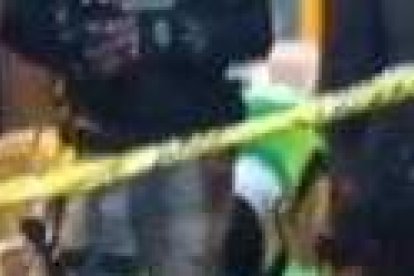 Harold Triguero Gavilánez fue atacado en la escalinata.