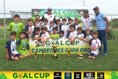 Torremar en la sub 8 se coronó campeón de la Goal Cup en el 2022.