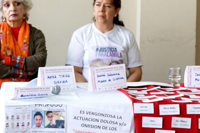 Katherine, madre de la víctima, contó su testimonio durante la presentación de cifras de muertes violentas contra mujeres.