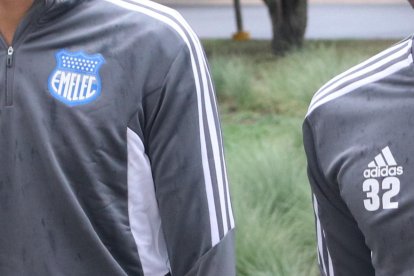 Jair Collahuazo y Diogo Bagüí, los pelados del Emelec.