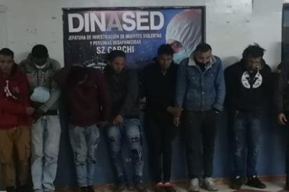 Los detenidos tienen entre 23 y 41 años. Todos son de origen venezolano.