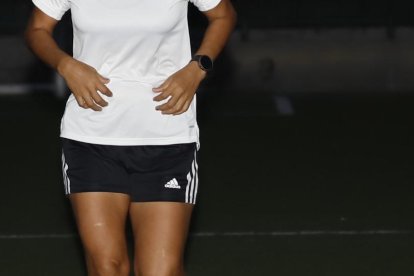 Susana en pleno entrenamiento, es su estilo de vida que lleva durante 16 años.