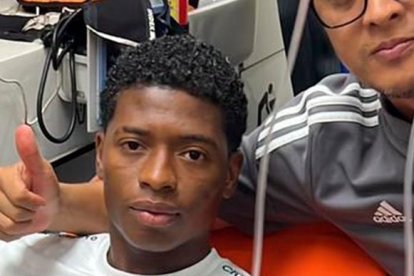 Jackson Rodríguez sufrió una terrible lesión.