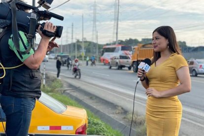 El 2 de marzo de este año, la comunicadora y un camarógrafo también fueron asaltados en el cantón Durán.