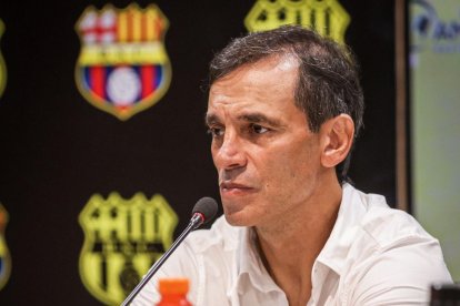 Fabián Bustos y su manera de ver a quienes no lo quieren en Barcelona.